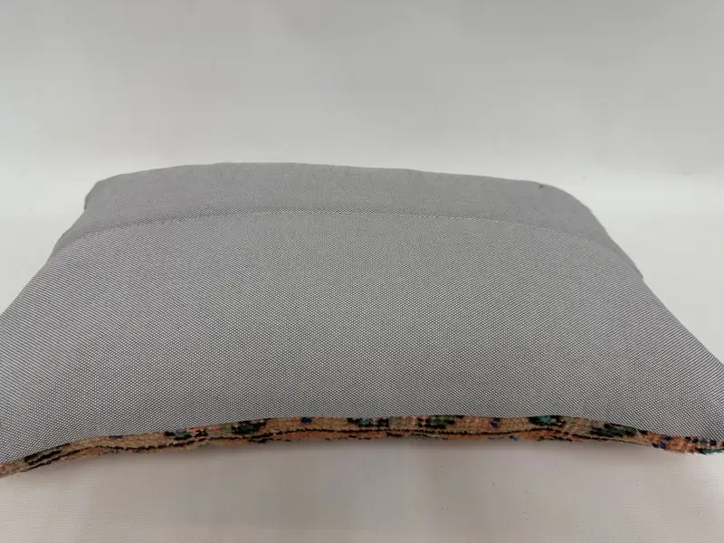 Vintage Kilim Pillow, Cushion, Vintage Kilim Pillow Cushion Case, Kilim Pillow, Vintage Pillow, 12x20 Blue Cushion - 7
