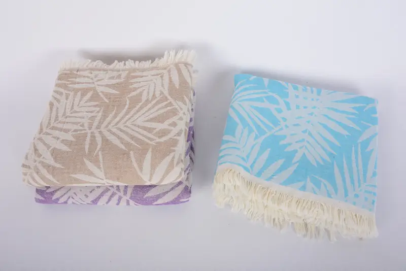 Bathroom Towel, Beach Towel Gift, Quick-dry towel, Unique Wedding Gift, 64x40 Cotton Floral Patterned Towel, Housewarming Gift, Sand-free towel - 8