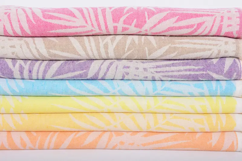 Bathroom Towel, Beach Towel Gift, Quick-dry towel, Unique Wedding Gift, 64x40 Cotton Floral Patterned Towel, Housewarming Gift, Sand-free towel - 3