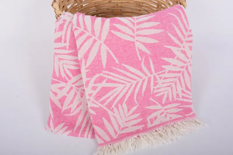 Bathroom Towel, Beach Towel Gift, Quick-dry towel, Unique Wedding Gift, 64x40 Cotton Floral Patterned Towel, Housewarming Gift, Sand-free towel - 5
