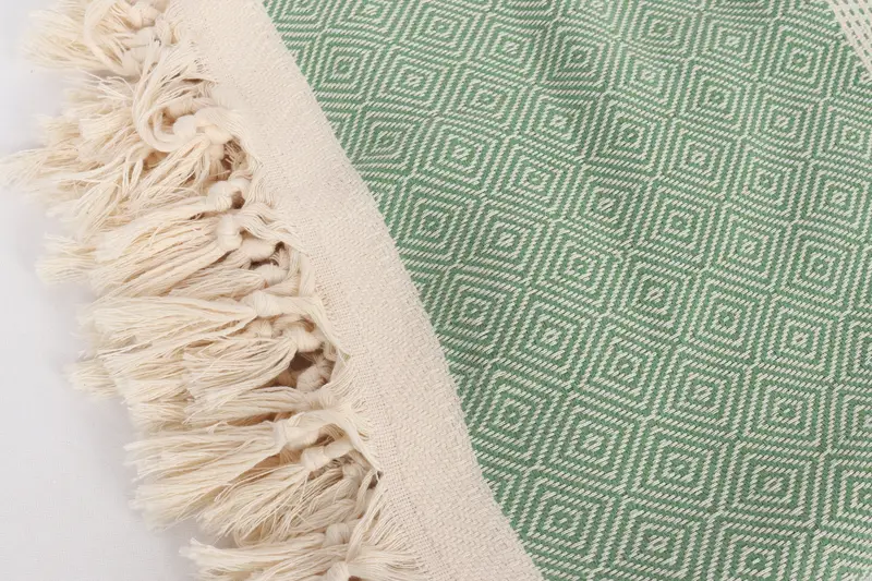 Boho Throw Blankets, Turkish Blanket Throw, 104x80 Cotton Diamond Towel, Personalized Gifts, Organic Throw, Wedding Gift, Bachelorette Party Favors - 7