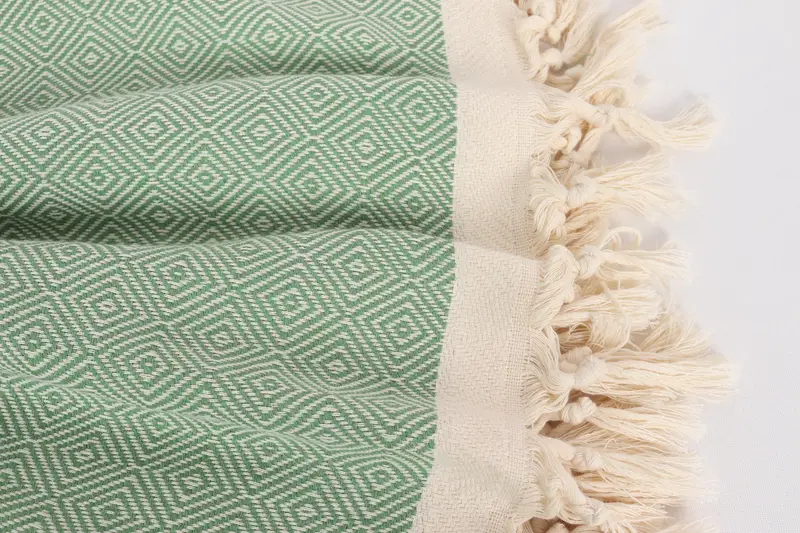 Boho Throw Blankets, Turkish Blanket Throw, 104x80 Cotton Diamond Towel, Personalized Gifts, Organic Throw, Wedding Gift, Bachelorette Party Favors - 8