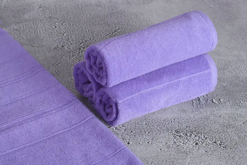 40x18 Cotton Striped Terry Towel, Personalized Kitchen Towel, Bathroom Towels, Personalized Wedding Gift For Couple, Travel Towel, Custom Hand Towel - 8