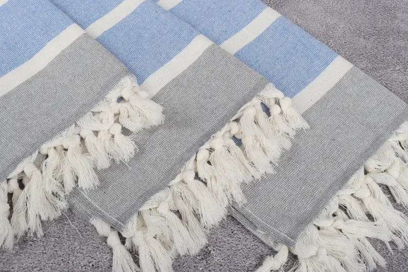 Home Decor Gifts, 36x18 Cotton Striped Towel, Personalized Turkish Towel, Kitchen Towel, Wedding Gift, Personalized Kitchen Towel, Best Friend Gift - 5