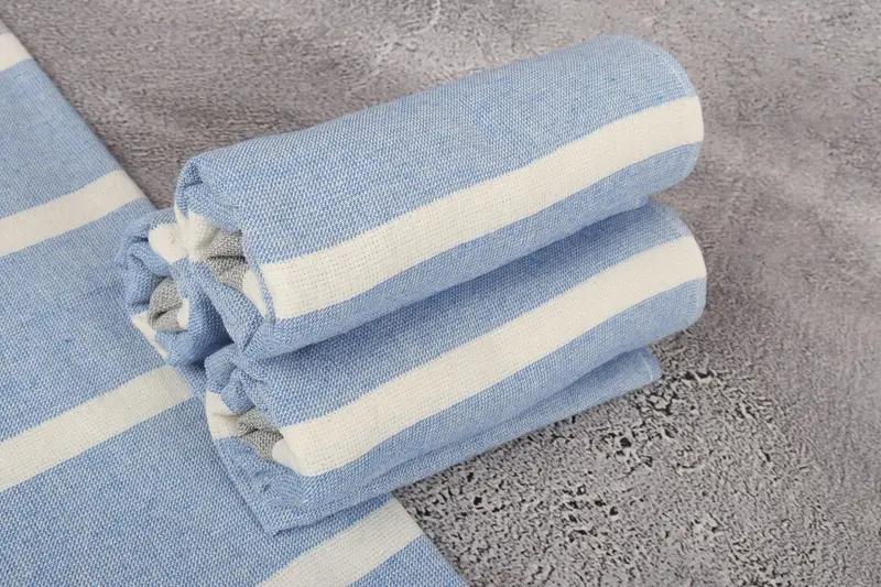 Home Decor Gifts, 36x18 Cotton Striped Towel, Personalized Turkish Towel, Kitchen Towel, Wedding Gift, Personalized Kitchen Towel, Best Friend Gift - 7