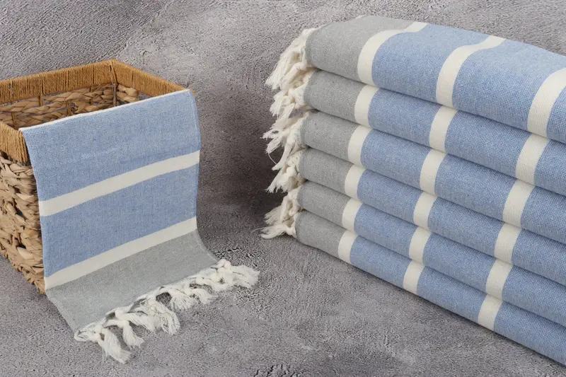 Home Decor Gifts, 36x18 Cotton Striped Towel, Personalized Turkish Towel, Kitchen Towel, Wedding Gift, Personalized Kitchen Towel, Best Friend Gift - 3