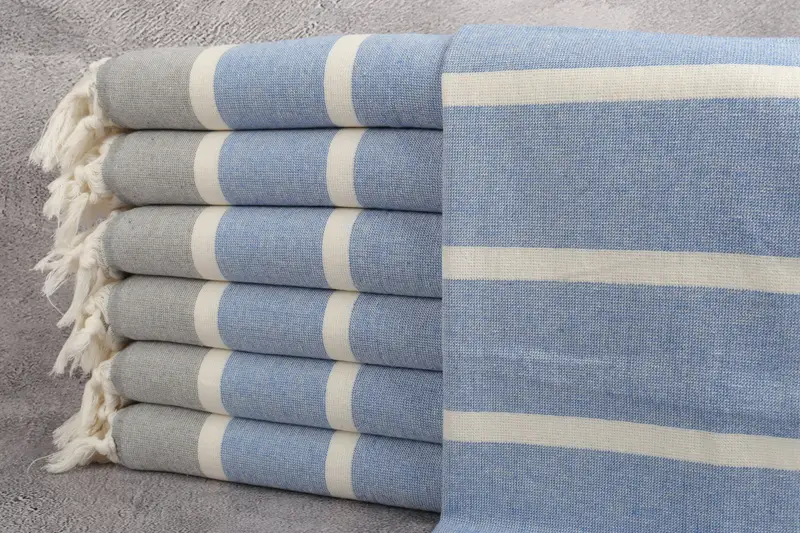 Home Decor Gifts, 36x18 Cotton Striped Towel, Personalized Turkish Towel, Kitchen Towel, Wedding Gift, Personalized Kitchen Towel, Best Friend Gift - 1