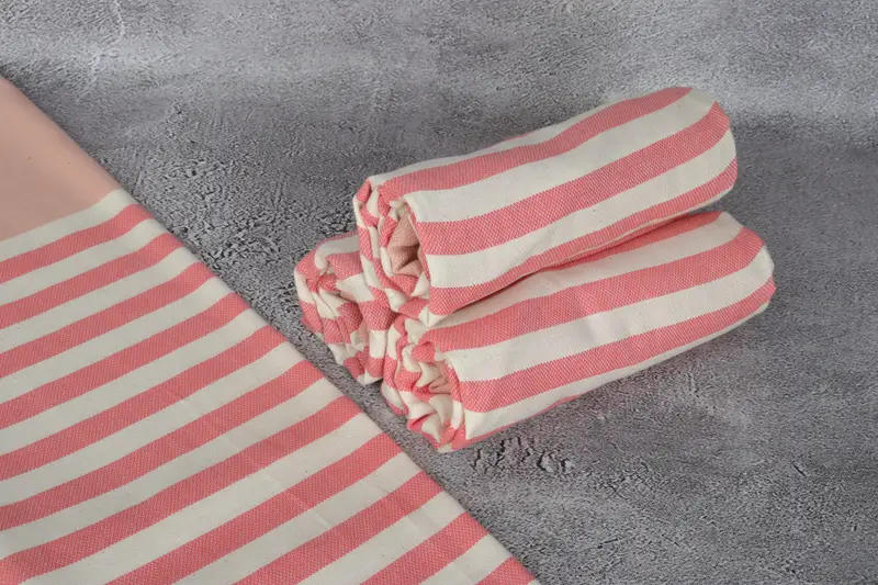 70x40 Cotton Striped Towel, Handwoven Turkish Towel, Gift For Her, Gift For Boyfriend, Bachelorette Party Decorations, Embroidered Towel - 8