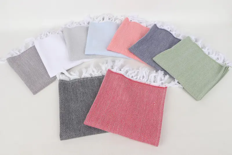Mother Of The Groom Gift, Turkish Hand Towel, Monogram Kitchen Towel, Wedding Gift, 36x18 Cotton Herringbone Towel, Xmas Gifts, Custom Turkish Towel - 3