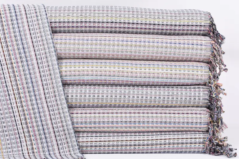 38x18 Cotton Geometric Towel, Personalized Dish Towel, Gym Towel, Embroidery Towel, Bridesmaid Gift Towel, Custom Hand Towel, Monogrammed Hand Towel - 1