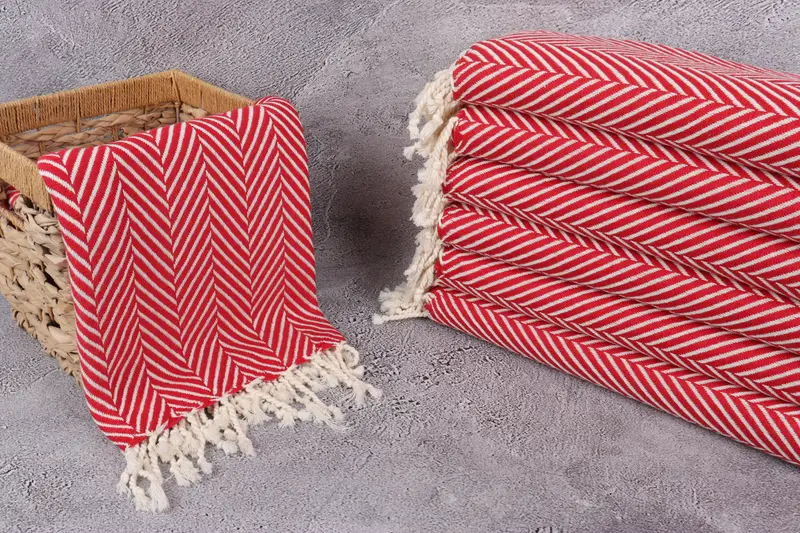 70x40 Cotton Striped Towel, Monogram Turkish Towel, Guest Towel, Bridal Shower Favors, Personalized Wedding Gift For Couple, Home Decor Gifts - 3
