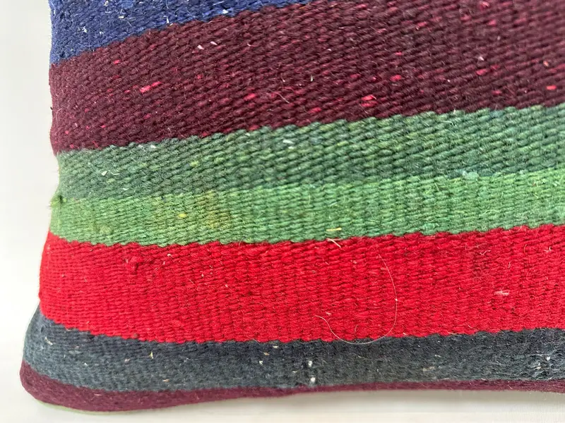 Yoga Pillow Sham, Oriental Pillow Case, Throw Kilim Pillow, Pillow Case, 18x18 Green Cushion, Gift Pillow, Decorative Throw Pillow, Turkish Pillow - 2