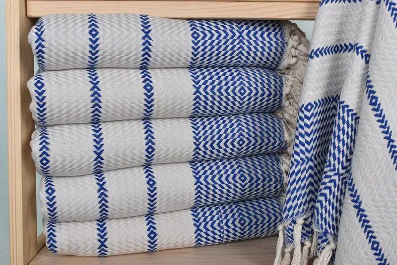 Turkish beach towel, Lightweight Turkish towel, 80x40 Cotton Diamond Towel, Unique Wedding Gift, Peshtemal Towel, Wedding Favors, Embroidery Towels - 2