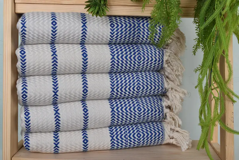 Turkish beach towel, Lightweight Turkish towel, 80x40 Cotton Diamond Towel, Unique Wedding Gift, Peshtemal Towel, Wedding Favors, Embroidery Towels - 1