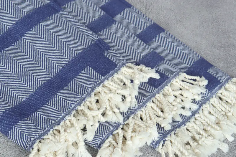Spa havlu, kişiselleştirilmiş nedime hediyesi, kişiselleştirilmiş Türk havlu, 68x38 pamuklu chevron havlu, sevgililer hediyesi, sevimli plaj havlu, onun için hediyeler - 6