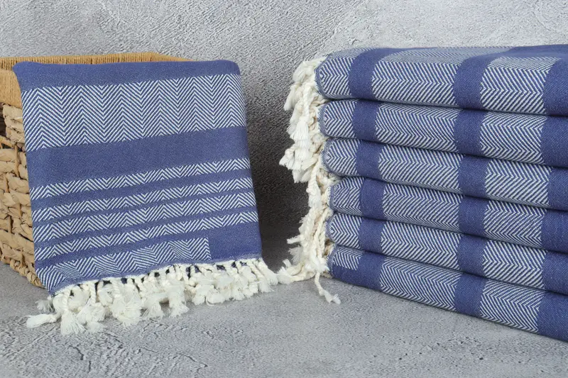 Spa havlu, kişiselleştirilmiş nedime hediyesi, kişiselleştirilmiş Türk havlu, 68x38 pamuklu chevron havlu, sevgililer hediyesi, sevimli plaj havlu, onun için hediyeler - 4