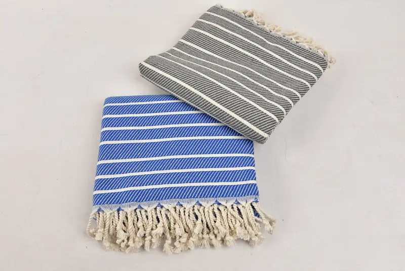 Custom Wedding Gift, Gift For Him, Organic Towel, Valentines Gift, Monogram Beach Towel, 70x40 Bamboo Striped Towel, Personalized Home Gift Wedding - 7