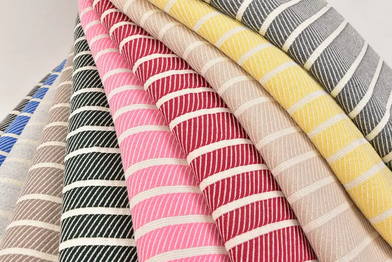 Custom Wedding Gift, Gift For Him, Organic Towel, Valentines Gift, Monogram Beach Towel, 70x40 Bamboo Striped Towel, Personalized Home Gift Wedding - 5