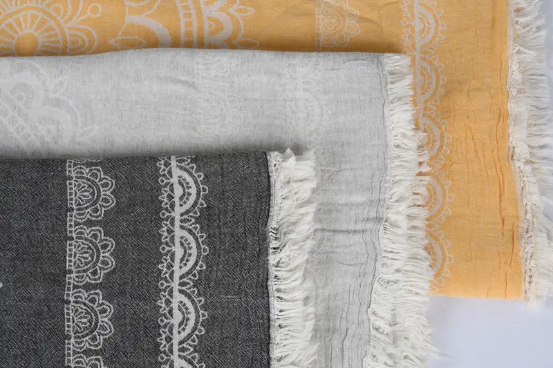 88x80 Cotton Ethnic Design Towel, Throw Blanket Couch, Personalized Blanket, House Warming Gift, Bridal Shower Gift, Bachelorette Party Items - 3