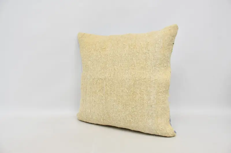 Aesthetic Pillow Cover, Pillow for Couch, Interior Designer Pillow, Kilim Cushion Sham, Cushion, Toss Pillow, 24x24 Beige Pillow Case - 4