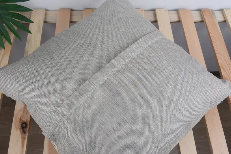 18x18 Blue Pillow Cover, Turkish Kilim Pillow, Decorative Pillow Sham, Cushion, Throw Kilim Pillow, Handmade Kilim Cushion - 8