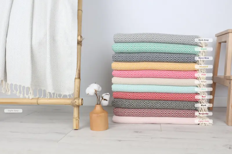 Custom Beach Handtuch, personalisiertes Geschenk für ihn, 70x40 Baumwolldiamanttuch, Baumwolltuch, Bachelorette Party Geschenke Brautjungfern, Bio -Handtuch