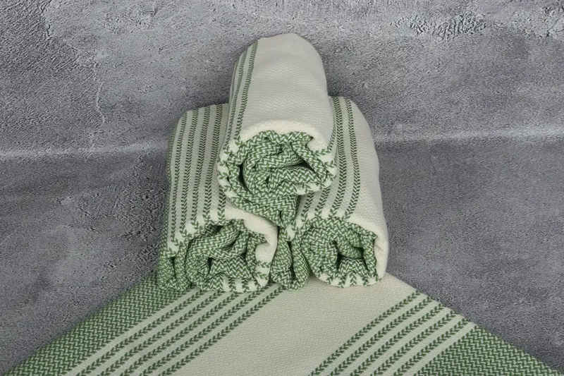 Unique Turkish towel with custom embroidery USA, Turkish Towel USA, Bachelorette Gifts, Bridal Gifts, Wedding Favors, 70x40 Cotton Striped Towel - 7