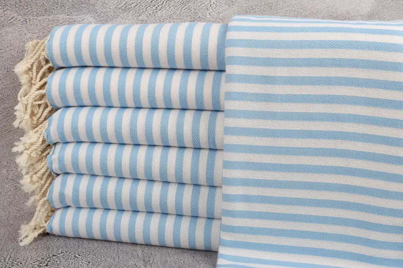 70x40 Cotton Striped Towel, Bridal Shower Gifts, Handmade Turkish Towel, Bachelorette Party Decorations, Large Turkish Towel, Peshtemal Towel - 1