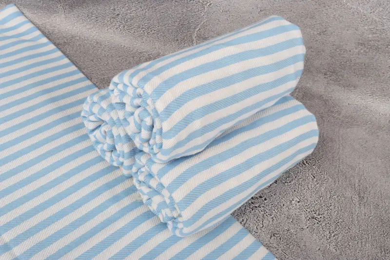 70x40 Cotton Striped Towel, Bridal Shower Gifts, Handmade Turkish Towel, Bachelorette Party Decorations, Large Turkish Towel, Peshtemal Towel - 7