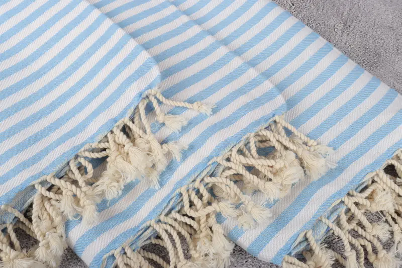70x40 Cotton Striped Towel, Bridal Shower Gifts, Handmade Turkish Towel, Bachelorette Party Decorations, Large Turkish Towel, Peshtemal Towel - 5