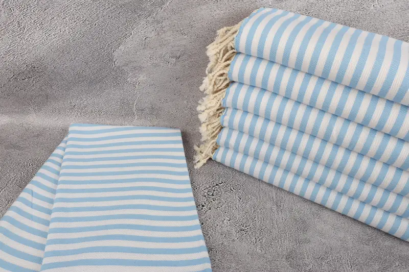 70x40 Cotton Striped Towel, Bridal Shower Gifts, Handmade Turkish Towel, Bachelorette Party Decorations, Large Turkish Towel, Peshtemal Towel - 2