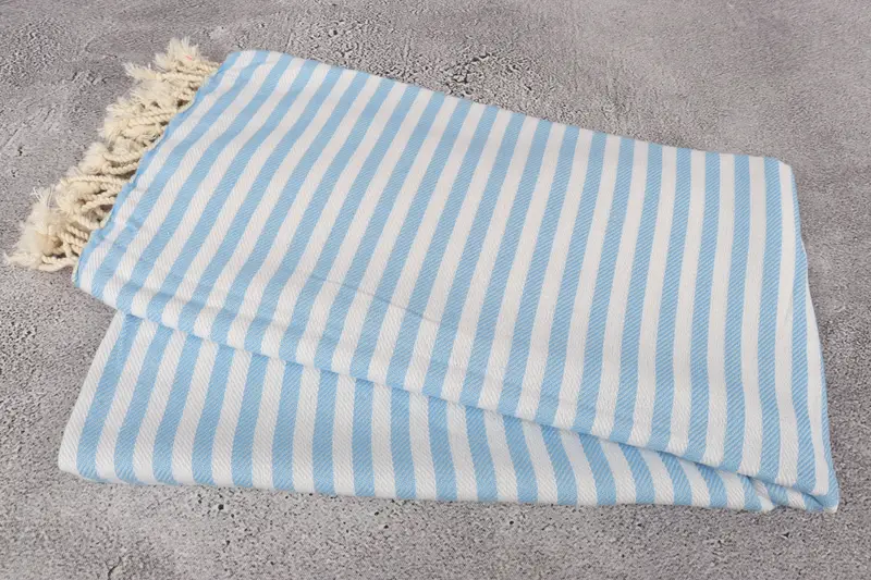 70x40 Cotton Striped Towel, Bridal Shower Gifts, Handmade Turkish Towel, Bachelorette Party Decorations, Large Turkish Towel, Peshtemal Towel - 6