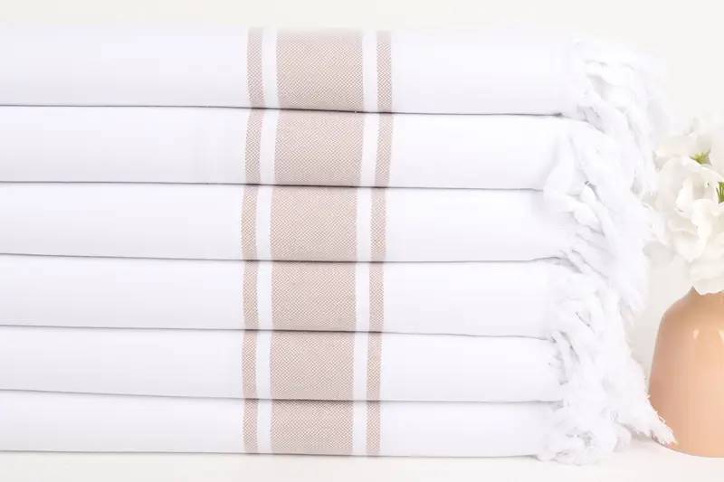 Hammam Towel USA, Hammam towel, 70x40 Cotton Striped Towel, Wedding Gift For Bride, Custom Beach Towel, Bridesmaid Gifts, Best Friend Wedding Gift - 3