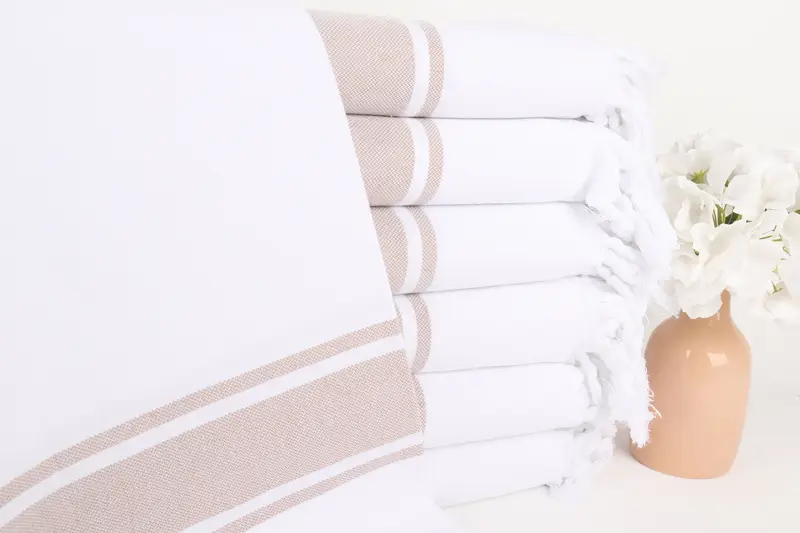 Hammam Towel USA, Hammam towel, 70x40 Cotton Striped Towel, Wedding Gift For Bride, Custom Beach Towel, Bridesmaid Gifts, Best Friend Wedding Gift - 1