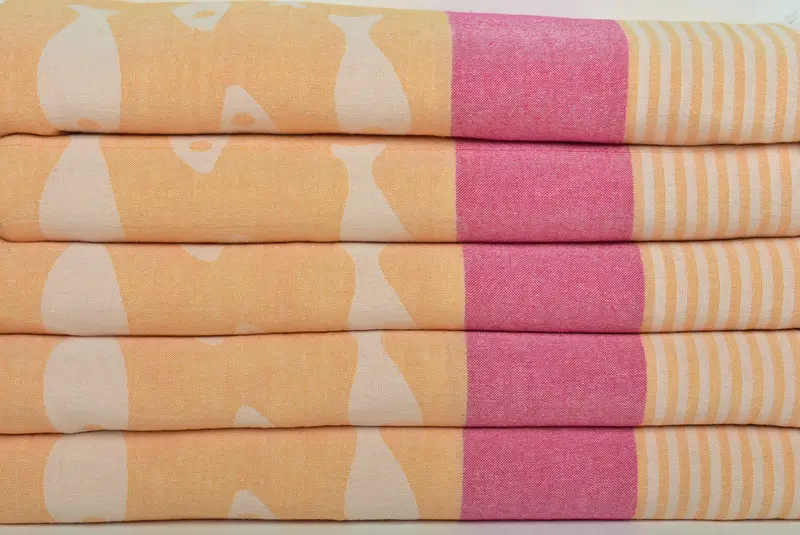 Personalized Blanket, Bachelorette Party Favors, Shower Curtain, Valentines Day Gift For Him, Personalized Gifts, 92x78 Cotton Fish Design Towel - 4