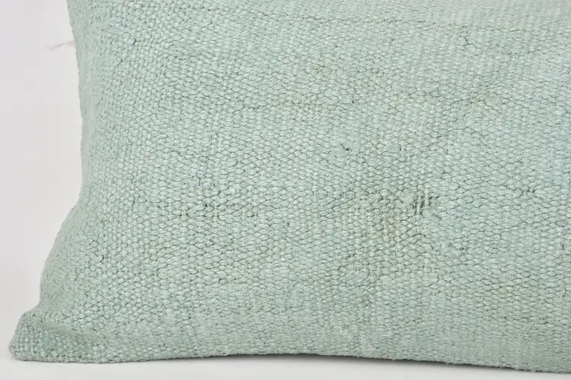 Vintage Kilim Pillow, Colorful Pillow Case, Pillow, 12x36 Green Cushion, Antique Pillows, Pillow for Sofa, Decorative Throw Pillow Sham - 4