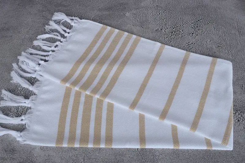 Gym Towel, Monogram Kitchen Towel, Personalized Dish Towel, Bridal Shower Gift, Custom Hand Towel, Small Towel, 36x24 Cotton Herringbone Towel - 6