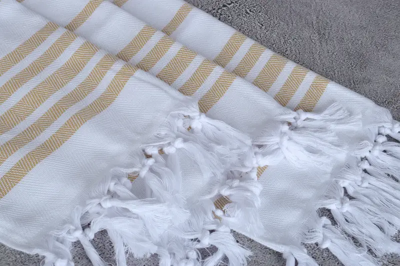 Gym Towel, Monogram Kitchen Towel, Personalized Dish Towel, Bridal Shower Gift, Custom Hand Towel, Small Towel, 36x24 Cotton Herringbone Towel - 5