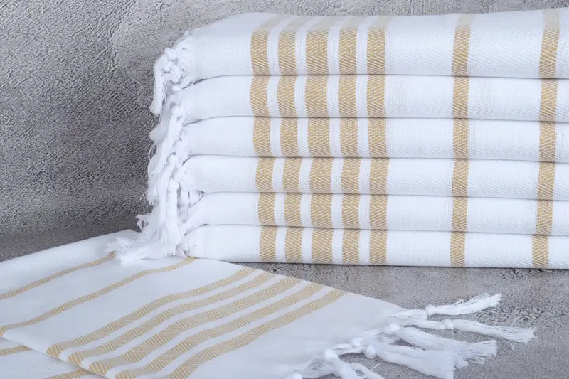 Gym Towel, Monogram Kitchen Towel, Personalized Dish Towel, Bridal Shower Gift, Custom Hand Towel, Small Towel, 36x24 Cotton Herringbone Towel - 2