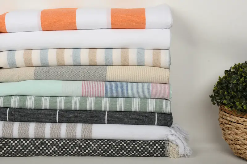 Gift For Him, Girl Trip Party Favor, Wedding Anniversary Gift, Valentines Day Gift, Large Turkish Towel, Luxury towel, 70x40 Cotton Set of 10 Towel - 3