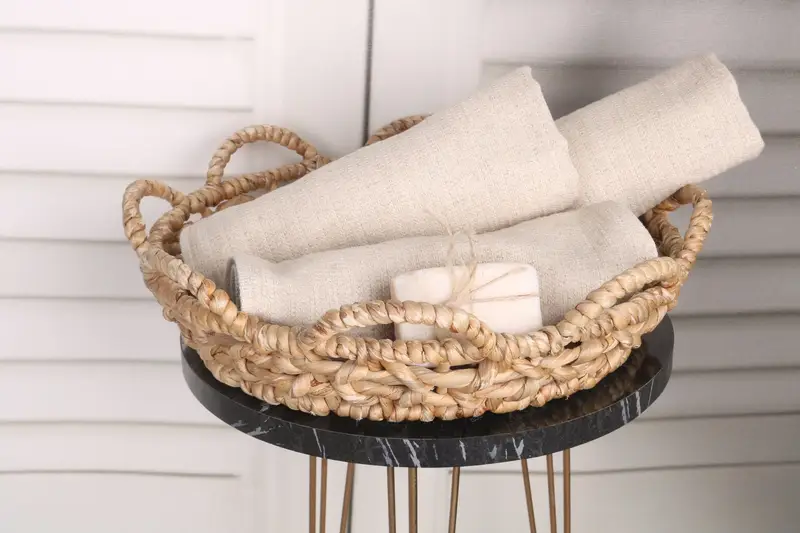 Spa Towel, Turkish Towel Hand Towel, Wedding Gift, Welcome Wedding Gift, Summer Towel, 40x20 Linen Kilim Design Towel, Turkish Tea Towel, Xmas Gifts - 4
