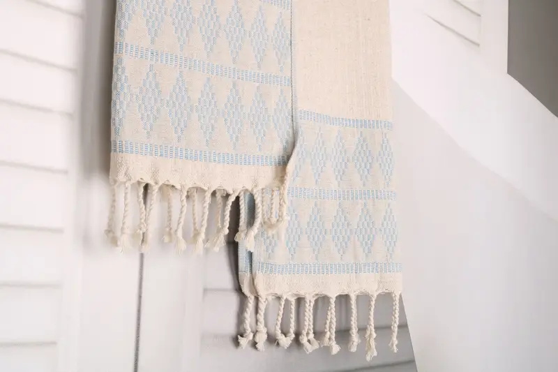 Spa Towel, Turkish Towel Hand Towel, Wedding Gift, Welcome Wedding Gift, Summer Towel, 40x20 Linen Kilim Design Towel, Turkish Tea Towel, Xmas Gifts - 8