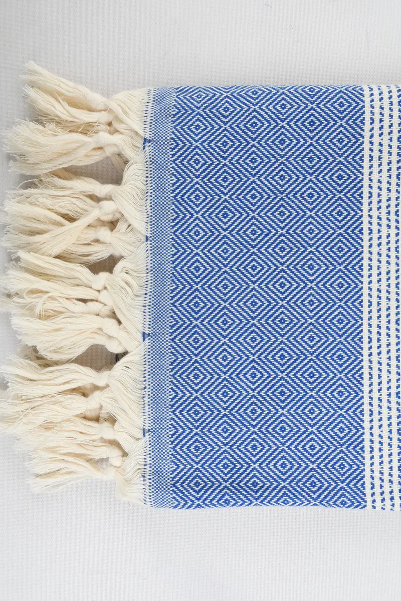 70x36 Cotton Diamond Towel, Bridesmaid Gift, Housewarming Gift, Sand-Resistant Peshtemal, Towel With Name, Beach towel, Bridal Shower Gifts - 8