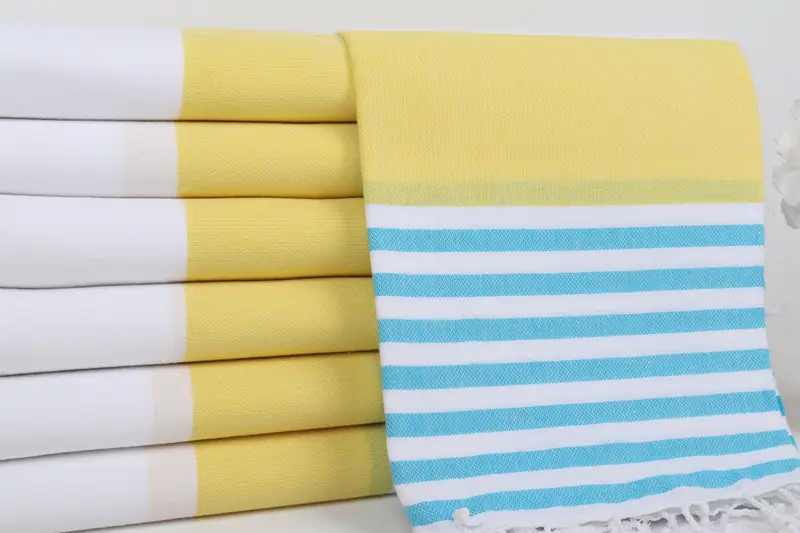 Custom Wedding Gifts, Home Decor Gifts, Girl Trip Party Favor, 70x40 Cotton Striped Towel, Gift For Coworker, Scarf Towel, Turkish beach towel - 2