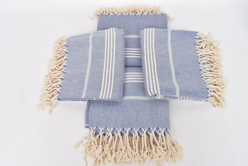 Peshtemal, Bachelorette Party Favors, Yoga Towel, Quick-Dry Beach Towel, 70x40 Cotton Striped Towel, Best Friend Gift, Wedding Hand Made Gift - 6