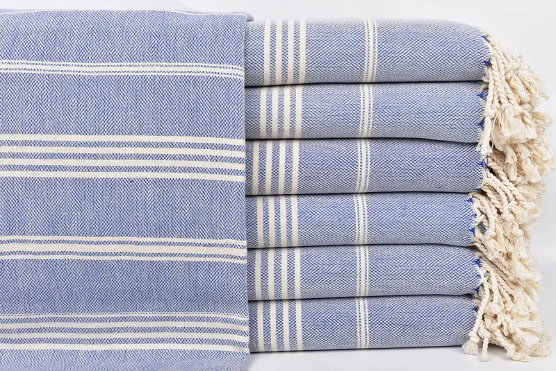 Peshtemal, Bachelorette Party Favors, Yoga Towel, Quick-Dry Beach Towel, 70x40 Cotton Striped Towel, Best Friend Gift, Wedding Hand Made Gift - 1