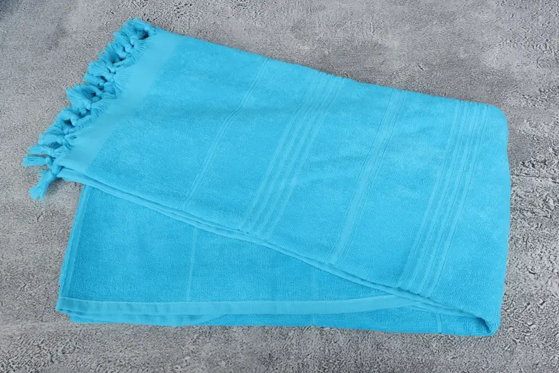 Organic towel, 70x36 Cotton Striped Terry Towel, Gym Towel, Peshtemal Towel, Valentines Day Gift For Him, Housewarming Gift, Gift For The Home Decor - 6