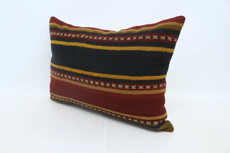 Interior Designer Pillow, Pillow for Couch, Decorative Cushion Cover, Pillow Sham, Turkish Pillow, 20x28 Red Pillow Sham - 4