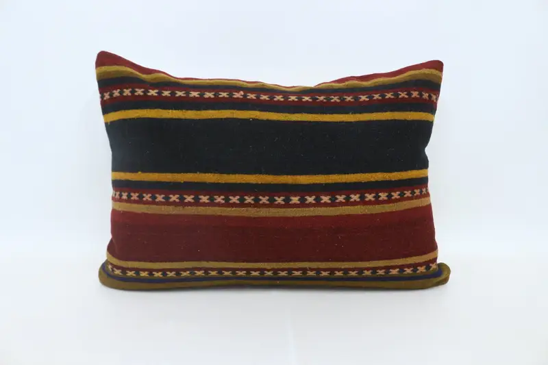Interior Designer Pillow, Pillow for Couch, Decorative Cushion Cover, Pillow Sham, Turkish Pillow, 20x28 Red Pillow Sham - 1