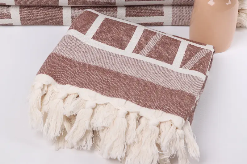 Turkish Towel USA, 70x34 Cotton Patterned Towel, Unique Gift, Absorbent towel, Girls Weekend Favors, Custom Towel Beach, Personalized Turkish Towel - 6
